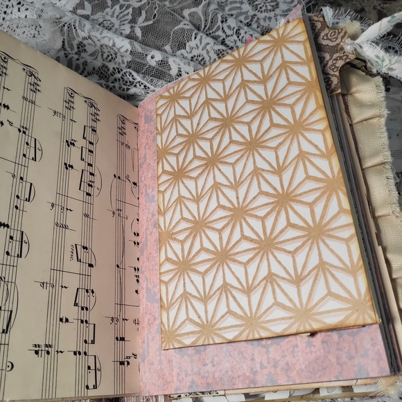 Vintage French Tapestry Junk Journal - Picture 16 of 17